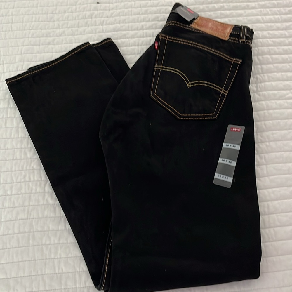 Levi's Dark Denim Jeans - Picture 8 of 9